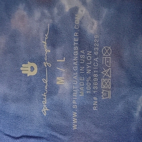 Spiritual Gangster + SOULCYCLE Supernova Tie Dye Seamless Tank in M/L - Picture 12 of 12